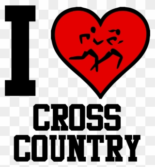 I Love Cross Country T-shirt - Cross Country Clipart