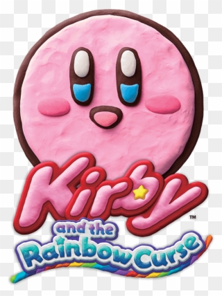 Kirby And The Rainbow Curse - Kirby And The Rainbow Curse Logo Clipart