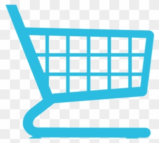 Online Banking Clipart Digital Commerce - Shopping Cart Png Blue Transparent Png