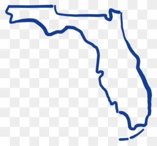 Florida Map Outline Clipart
