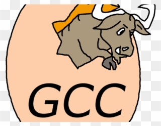 Gnu Clipart Transparent - Gnu Gcc Logo - Png Download