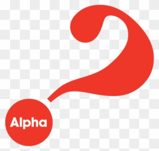 Alpha Qmark 3 - Alpha Course Logo Png Clipart