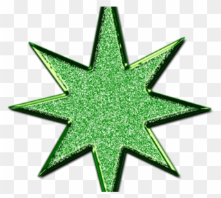 Glitter Star Cliparts - North Star Transparent Background - Png Download