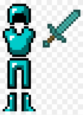 Diamonds Are Forever - Armor From Minecraft Clipart