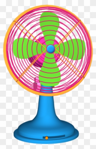 Clip Art Of Electric Fan - Png Download