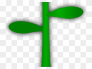 Stalk Clipart Flower - Cross - Png Download