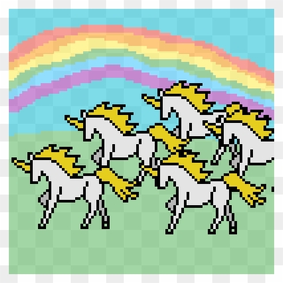 Unicorn Stampede - Mane Clipart