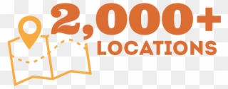 2000 Plus Locations - Graphic Design Clipart