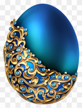 Clipart Png Happy Easter Day - Faberge Eggs Clipart Transparent Png