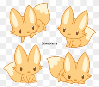 Cute Fox By Daieny - Cute Fox Character Clipart