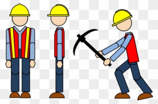 Man Clipart Construction - Construction Workers Clipart - Png Download