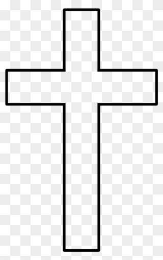 Christian Symbols Images Meaning Of This Library - White Cross Vector Clipart