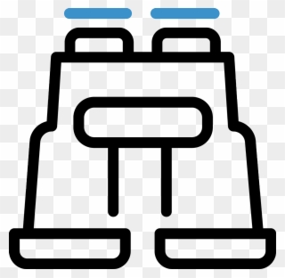 Binoculars - دوربین شکاری وکتور Clipart
