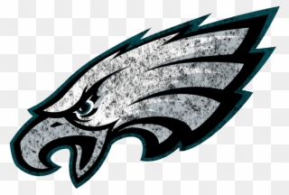 Philadelphia Eagles 1996-pres Primary Logo Distressed - Nfl Philadelphia Eagles Logo Clipart