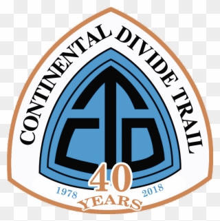40th Anniversary Logo - Continental Divide Trail Clipart