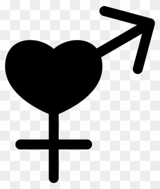 Heart With Female And Male Signs Comments - Imagenes De Signo De Femenino Y Masculino Clipart