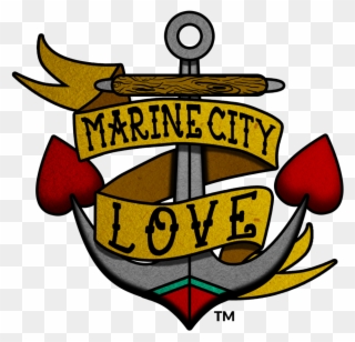 Marine City Love - Emblem Clipart