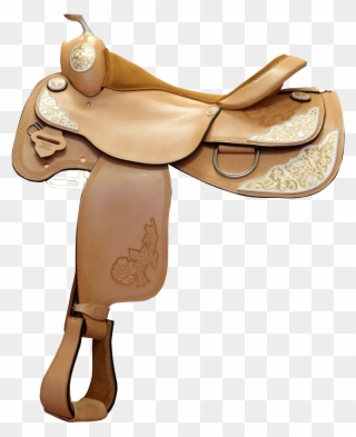 Western Show Saddle - Saddle Clipart
