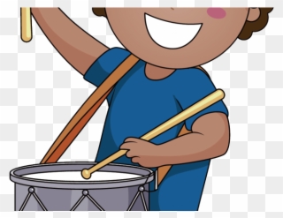 Instrument Clipart Toddler - Children Playing Musical Instruments - Png Download