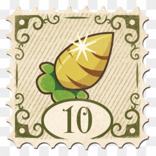 Stamp Time Carrot Clipart