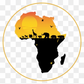 African Animals Vinyl Wall Art (2083x2083), Png Download - Africa Map Vector Clipart