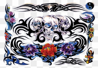 Body Art Clipart Png Transparent - Tatto Png Full Color