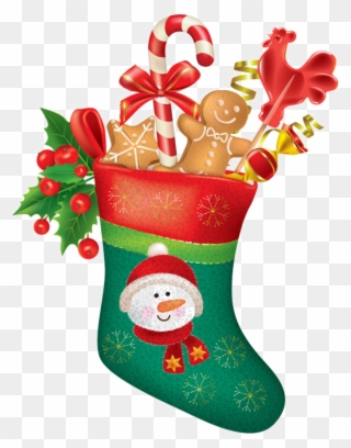 Chaussette Noel Png - Christmas Stocking Transparent Clipart