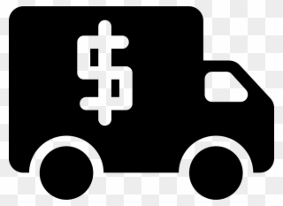 Dollars Money Truck Transport Comments - Money Car Icon Png Clipart
