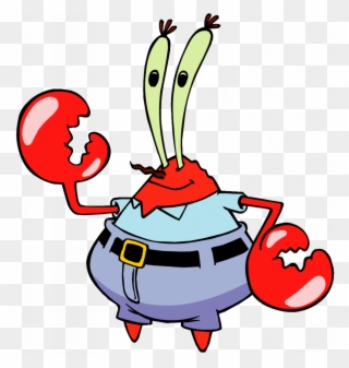 And Squidward - Spongebob Mr Krabs Clipart