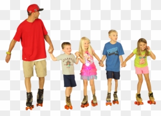 Image Is Not Available - Kids Roller Skating Transparent Clipart