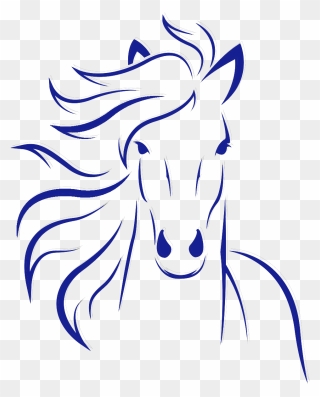 We Also Have A New Horse Named Quigley That Is Bein' - Tatuajes De Caballos Lineas Clipart