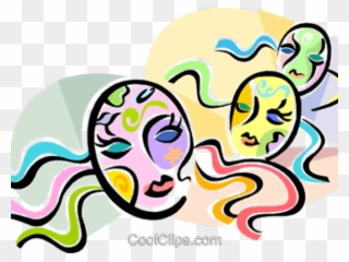 Masks Clipart Purim - Multiple Identities - Png Download