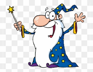 Income Tax Wizard - Cartoon Images Of Magicians Clipart