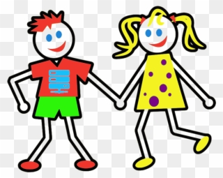 'amico' - Special Cases - ' - Boy And Girl Holding Hands Clip Art - Png Download