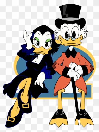 Did A Redraw Of The Dimeshipping Part Of This Carl - Ducktales 2017 Magica De Spell Clipart
