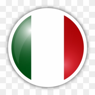 Italy Flag Circle Sticker - Italy Circle Flags Png Clipart