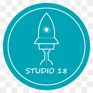 Studio-18 Logo Hvid - Circle Clipart