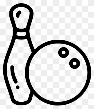 Bowling Ball Pin Tenpin Game Svg Png Icon Free Download - Значок Боулинг Clipart