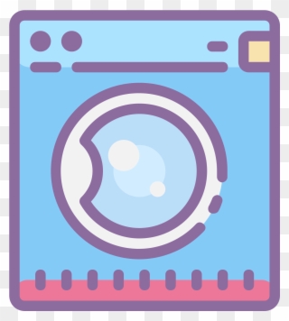 Washing Machine Icon Png - Laundry Machine Icon Png Clipart