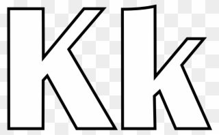 Letter K Coloring Pages - Coloring K Clipart