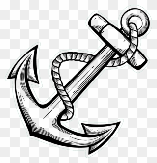 Anchor Tattoo Drawings Clipart