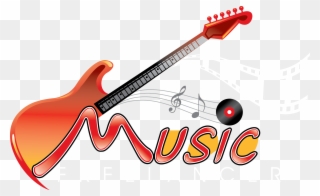 Indian Classical Music - Electric Guitar Clipart