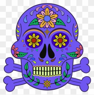 Day Of The Dead 800 X - Skull Clipart