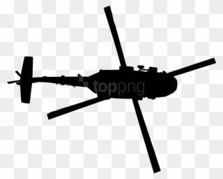 Free Png Helicopter Top View Silhouette Png - Helicopter Top Clipart Transparent Png