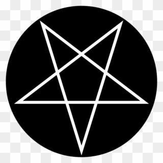 Estrella Satanica Png - Inverted Pentagram Clipart