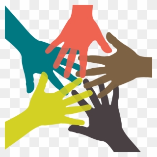 1600 X 1600 8 - Hands Coming Together Png Clipart