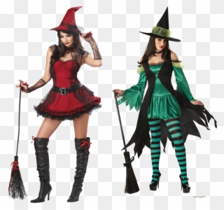Witch Png, Download Png Image With Transparent Background, - Short Adult Witch Costume Clipart