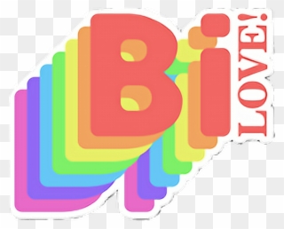 Bisexual Sticker - Graphic Design Clipart