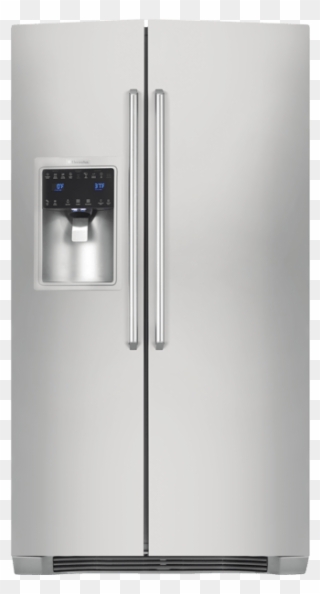 Refrigerator Png - Electrolux Double Door Fridge Clipart