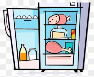 Refrigerator Clipart Cute - Open Refrigerator Icon Png Transparent Png